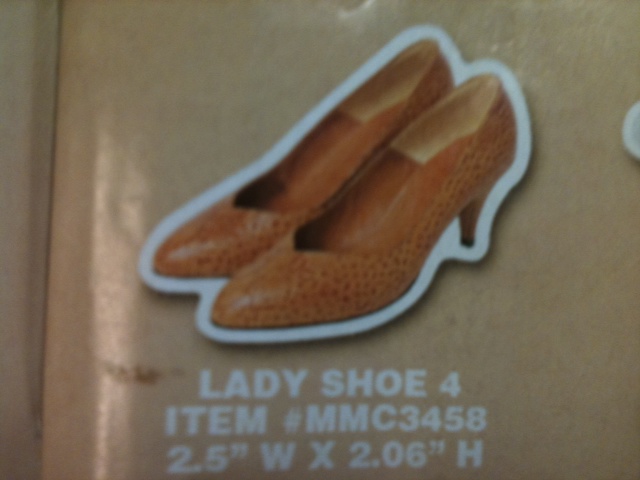 Lady Shoe 4 Thin Stock Magnet GM-MMC3458